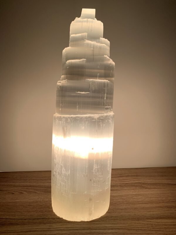 Lampe en Sélénite _ 30cm